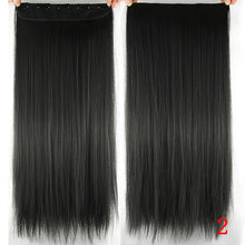 Black/Brown Synthetic Hair Extension - AliciasHairAffair