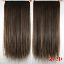 Black/Brown Synthetic Hair Extension - AliciasHairAffair