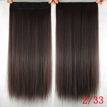 Black/Brown Synthetic Hair Extension - AliciasHairAffair