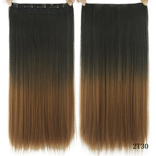 Black/Brown Synthetic Hair Extension - AliciasHairAffair