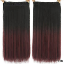 Black/Brown Synthetic Hair Extension - AliciasHairAffair