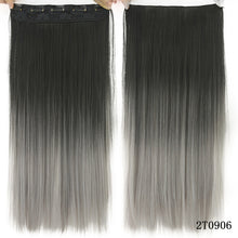Black/Brown Synthetic Hair Extension - AliciasHairAffair